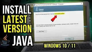 How to Install Latest Version of Java in Windows 10/11 | Setup JAVA_HOME, JDK Installation (2024)