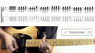 CAN'T STOP Guitar Tab & Lesson 4/6 Bridge Red Hot Chili Peppers