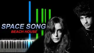 Beach House - Space Song Piano Tutorial