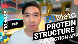 How to build a protein structure prediction app in Python using ESMFold and Streamlit