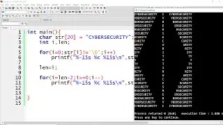 Print String Triangle in C without using Nested Loops and Inbuilt Function - Practical Demo