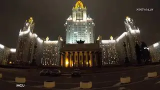 Niki Walk | Night in moscow with gopro hero8 (night lapse)