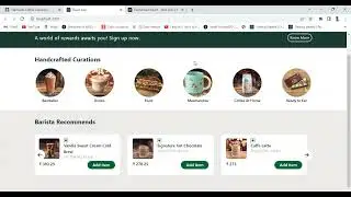 Home page slide image custom text | #4 |  Starbucks clone website in ReactJS