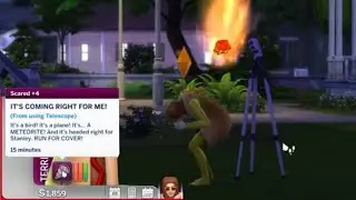 Death By Meteor in The Sims 4