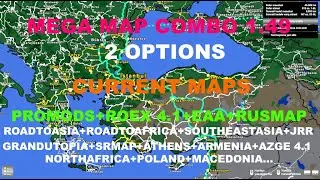 ETS2-1.49 GLOBAL MEGA MAP COMBO[2 OPTIONS]HARİTA KOMBİNASYONU+LINKS