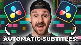 No More Fuss! Create Captions With ONE CLICK In Davinci Resolve Studio 18.5!