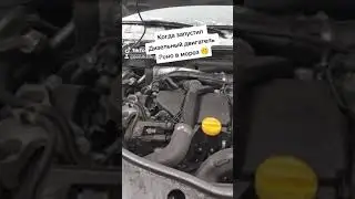 Дизель в мороз😁