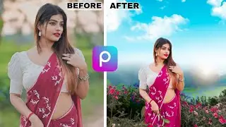 Picsart ka best background change editing 