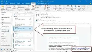 How to copy/ move emails from one account to another in Outlook