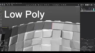 Low Poly Create in topogun22 #3dartists #art #artstagram #keyshot #maya #render #trending #texture