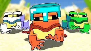 Minecraft Frog Walk (Animation)