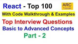 Reactjs Top 100 Interview Questions and Answers - Part 2