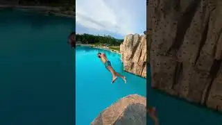 Weeee 🫣🏝 Would you? #watermagic #swimming #trick