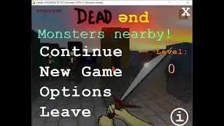 Simple UI in Pygame: adding menus and HUD to my python raycasting game - Dead And! tutorial devlog