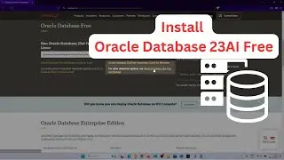 Step-by-Step Installation of Oracle Database 23 AI Free Edition on Windows | Download and Install