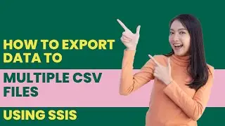 83 How to export data to multiple CSV files using SSIS