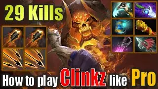 Firer Arrow 29 Kills!! How to play Clinkz Like PRO, 29 Kills - [Pos2] |Dota 2 Ultra Graphics 4K UHD
