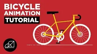 Motion Graphics Bicycle Gears Animation in After Effects Tutorial