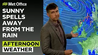 15/08/24 – Rain sinking southwards – Afternoon Weather Forecast UK – Met Office Weather