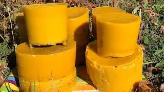 Паровая воскотопка -отливаем воск :перетопка воска
