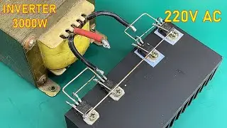 i make simple inverter 12v to 220v , no IC , 50Hz, Creative prodigy #196