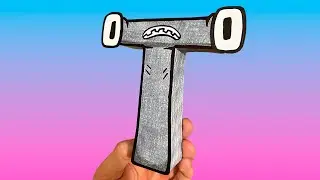 Paper Craft | GREEK Alphabet Lore TAU | T