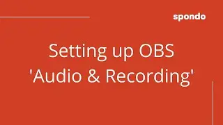 OBS Audio Recording settings