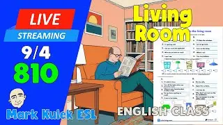 The Living Room | Live Stream English Class 