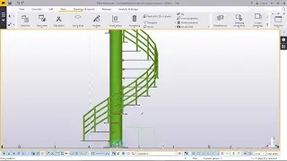 How to Create Spiral Staircase Manually in Tekla Structures