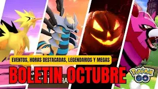 ¡Pokémon Legendarios, Megas y Eventos de Octubre en Pokémon Go!