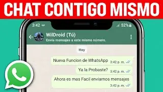 Cómo Enviarte MENSAJES a ti MISMO en WHATSAPP (2024) Nuevo Método