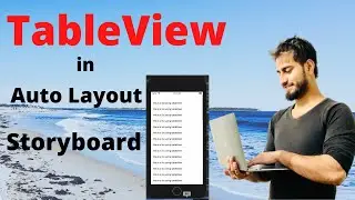 How to create TableView in auto Layout storyBoard tutorial in xcode(12)