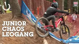 JUNIOR Downhill Chaos from Leogang World Cup