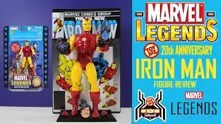 Marvel Legends 20th Anniversary ToyBiz Series 1 IRON MAN Retro Vintage Figure Review