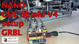 Fix Cloned! CNC Shield V4 Arduino Nano - setup Grbl