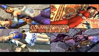 Soul Calibur II All Female Characters Game over