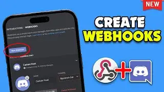 How To Create Webhooks On Discord [Mobile] Discord webhook