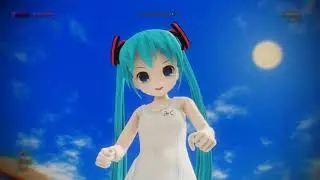 MMD Giantess: Little Miku WIP 2