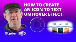 Divi Theme How To Create An Icon To Text On Hover Effect 👈👈