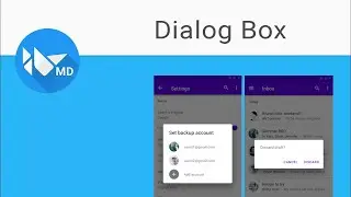 Kivy Tutorial 7 - Creating Dialog Boxes | KivyMD