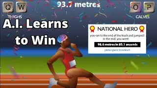 A.I. Learns to Play World's Hardest Game (QWOP)