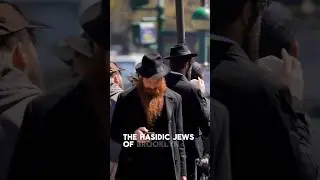 Hasidic Jews in New York (Burning Bread for Passover)