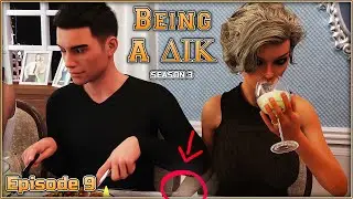 [v0.9]Being a DIK☚Episode 9 #97☛Она нас лапает прямо за семейным столом!