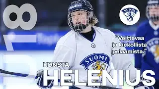 Hyökkääjä Konsta Helenius pelaa ensimmäiset U18-maaottelunsa: "Voittavaa ja kiekollista pelaamista"