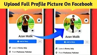 How To Upload Full Profile Picture On Facebook - Without Cropping🔥