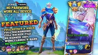 NEW!! Script Skin Gusion Epic Soul Revelation No Password | Full Effect Voice - Mobile Legends