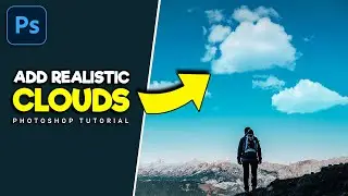 How to Add Realistic Clouds in Photoshop | Photoshop Shorts Video Tutorial