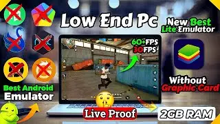 BLUESTACKS 5 BEST VERSION FOR LOW END PC - 2GB RAM NO GRAPHIC CARD | BLUESTACKS LITE FOR FREE FIRE