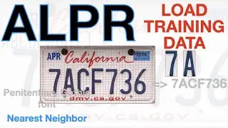 Java ALPR - Load Training Data | Automatic License Plate Recognition