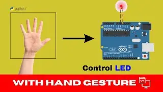 Hand Gesture Controlled LED using OpenCV and Arduino | Python Projects